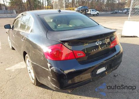 2013 Infiniti G37X z USA, uszkodzony, nr VIN JN1CV6AR6DM350572
